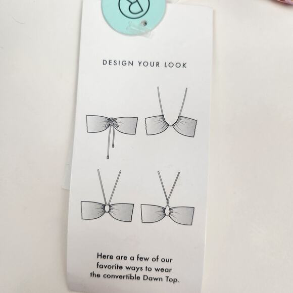 L*Space Dawn Bikini Top Reversible Convertible Size Small NWT What in Carnation - Picture 7 of 7